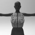 untitled.1793.gif Archivo STL ROPA IMPRESA TOP BODY VORONOI CLOTHES・Objeto imprimible en 3D para descargar