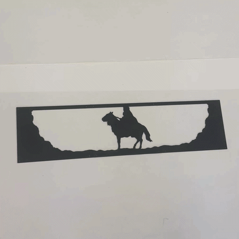 wraith LOTR 2d decorative design 600x150mm printinplace