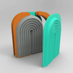 untitled.813.gif Fichier STL moule origami facetté ciment arc bougie bougie bougie bougies・Objet imprimable en 3D à télécharger, nikosanchez8898