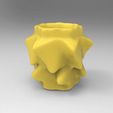 untitled.282.gif organic organic flower pot organic pencil holder office container geometric faceted origami tool tool