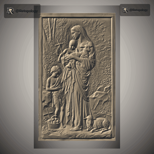 Jesus_037 | Christian Bas-Relief | Jesus Christ, God & Religious Art