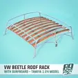 0.gif Roof rack & surfboard for Volkswagen Beetle by Tamiya 1:24 scale model