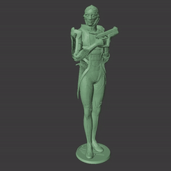 Thane.gif Archivo STL Estatua de Mass Effect Thane Krios・Diseño imprimible en 3D para descargar, Tronic3100