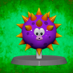 ZBrush-Movie-01.gif Fichier STL Mario Big Urchin Based・Objet imprimable en 3D à télécharger, Elementalgeek
