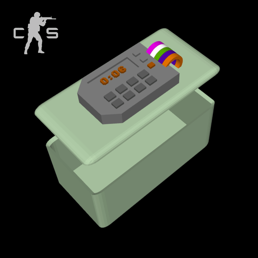 BOX C4 COUNTER-STRIKE 1.6 💣 3D model