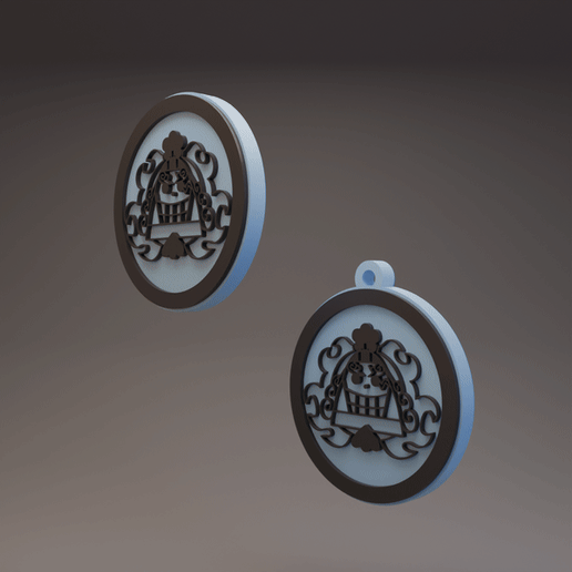 Jinbe - One Piece - Keychain and Coin/Badge