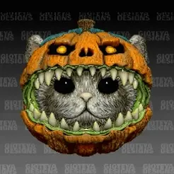 gif.gif Animal Cosplay Evil Pumpkin