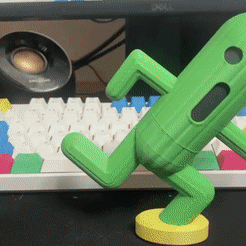 Hnet-image-5.gif STL file Cactuar with poseable limbs!・3D printing design to download