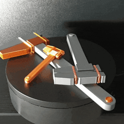 20220118_120307.gif STL-Datei Rubber-Clamp kostenlos・Design für 3D-Drucker zum herunterladen