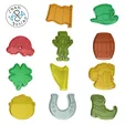 ezgif.com-gif-maker.gif Saint Patrick's Day Collection Set - Cookie Cutter - Fondant - Polymer Clay