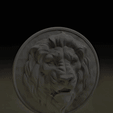 lion.gif 3Dmodel STL Lion bas relief
