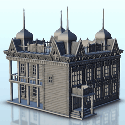 GIF.gif Download STL file Russian baroque manor 2 - Flames of war Bolt Action Empire baroque Age of Sigmar Modern Warhammer • 3D printing object, Hartolia-miniatures