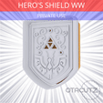 Hero's-Shield-WW~PRIVATE_USE_CULTS3D@OTACUTZ.gif Hero's Shield Cookie Cutter - Wind Waker