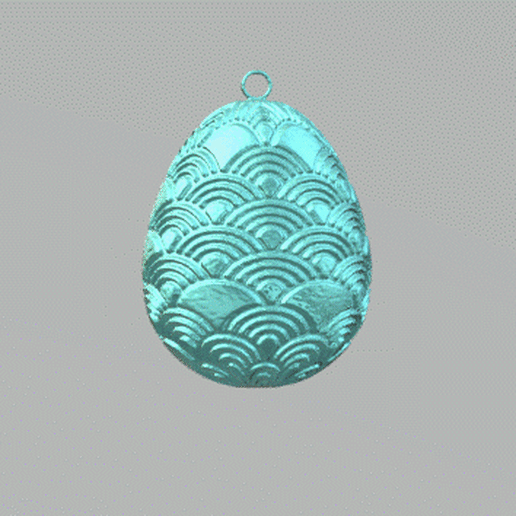 osterei-3.gif Download STL file Easter eggs with eyelets • 3D printer design, 3DFilePrinter