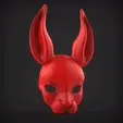 Gif-из-фотографий-progif.ru.gif 3d Mask model for bjd doll / 3d printing / 3d doll / bjd / hare mask / articulated dolls / file