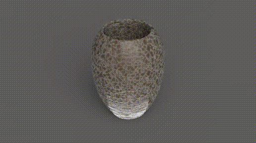 Keyshot-Animation-1.gif Jarrón de cerámica de piedra rústica