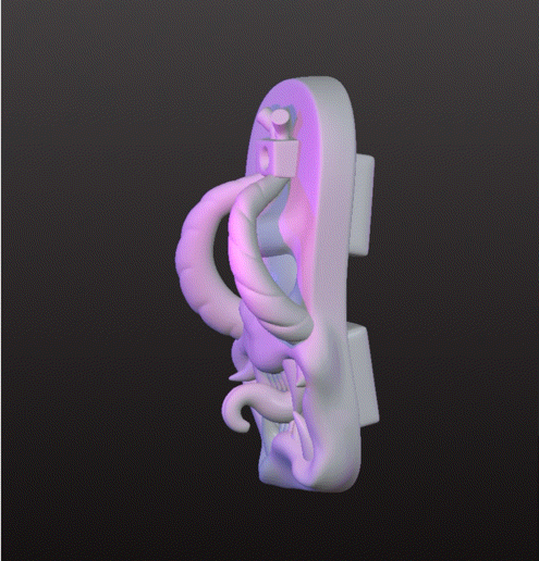 Baki Zōri YOKAI SANDALS 3D model