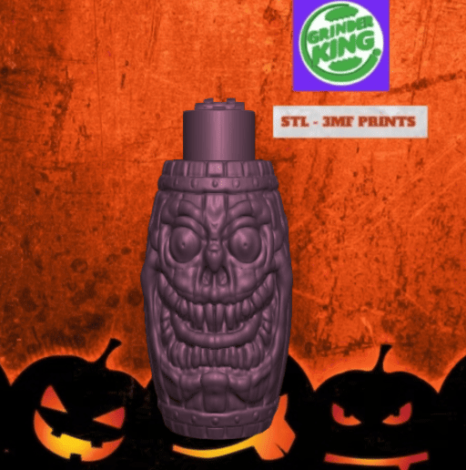 FUNDA MECHERO CLIPPER .CLIPPER BARRIL MIMIC ESPECIAL HALLOWEEN LIGHTER CASE CUBIERTA ENCENDEDOR CLIPPER. HD STL Y 3MF . FDM-SLA.
