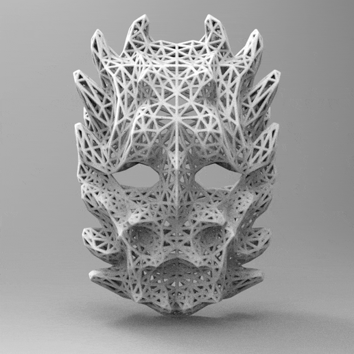 mask mask voronoi cosplay 3D model