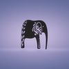 c2.gif STL-Datei Wanddekoration Elefant Volkskunst・3D-druckbare Vorlage zum herunterladen, satis3d