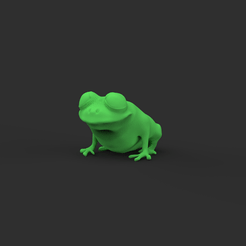 Frog.15.gif Бесплатный STL файл Fat Tree Frog (presupported)・Модель 3D-принтера для загрузки