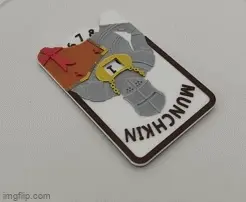 6ox15k.gif STL file Level counter for the card board game Munchkin・3D printing model to download
