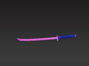 🔫 Psychic Assassin's Katana - Comic-Inspired Cosplay Weapon・ STL File