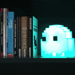pacman-led-light.gif Archivo STL gratis Pac-Man Fantasma Luz LED・Modelo de impresión 3D para descargar