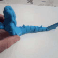 sirenagif.gif OBJ file Little Mermaid Flexy.・Model to download and 3D print