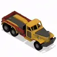 e183df17-5b91-4acb-8239-2f580c95e0ff.gif Yellow Zil Old School Dump Truck
