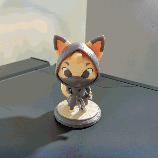 Chibi Fox | Multicolour & Single Colour