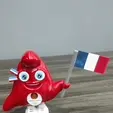drap2.gif Phryge, Mascotte des JO 2024, Paris (France), Phryge, Mascot of the 2024 Olympic Games, Paris (France)