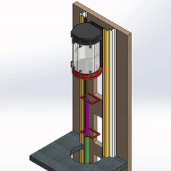 ezgif.com-video-to-gif.gif STL file Hydraulic Elevator for mall・Model to download and 3D print