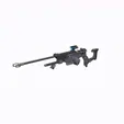 Shrike_4166_1080x1080_GIF.gif Ana Sniper Rifle - Overwatch - Printable 3d model - STL + CAD bundle - 3 SKINS - Commercial Use