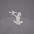 boyplane.gif Boy sitting playing with toy plane