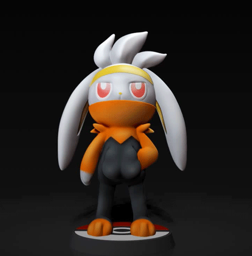 Raboot.gif Raboot - POKÉMON FIGURINE - POKÉMON UNITE