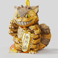 Catbus-PiggyBank-version.gif Archivo STL Catbus - Lucky fortune cat - PiggyBank version -ネコバス-Nekobasu - My Neighbor Totoro-studio ghibli-cat-FANART FIGURINE・Modelo imprimible en 3D para descargar