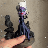 Disney Doll Young Ursula Little Mermaid - 3D model önizlemesi
