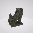 G.gif Lion low poly - 3d printable