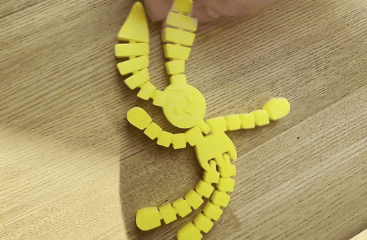 🐇 Articulated flexible rabbit・Free STL File for 3D printing・Cults