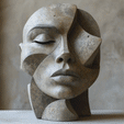 video_2024-04-01_15-31-04.gif Elegant Woman Face Sculpture