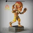 Dhalsim.gif Dhalsim Chibi -ダルシム-Street Fighter-Classic Game Characters- FAN ART
