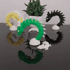 Dragon1.gif Fichier 3D porte-clés dragon flexi (super mini)・Modèle imprimable en 3D à télécharger