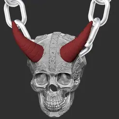 5.gif Calavera con hornos - Horned skull