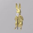 lapin-assis.gif SEATED BUNNY LAMP 48 CM HIGH FOR E27 BULB