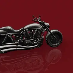 IMG_0234.gif Fichier STL Moto Harley Davidson 883・Modèle pour imprimante 3D à télécharger