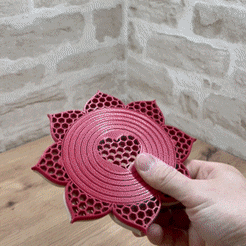 Valentines-heart-beer-coaster-GIF.gif STL file VALENTINE'S DAY BEER COASTER・3D printing model to download