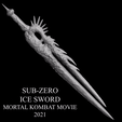 SZ-SWORD-GIF02.gif 3D PRINTABLE FOR LIFE SIZE PROPS SUB ZERO SWORD & NOOB SAIBOT SCYTHE MORTAL KOMBAT