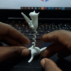 handshake.gif Download STL file Stress Relief Cat Toy • Model to 3D print, ABHIwiz