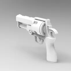 GUN.gif Download OBJ file GUN MODEL • Model to 3D print, Trimension
